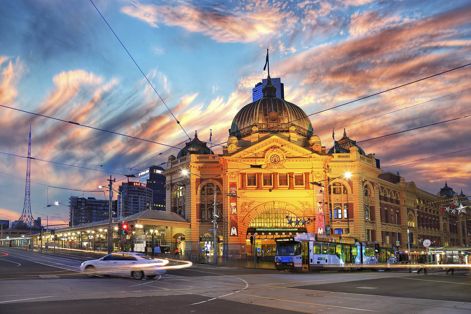 🗼 Can You Match 16/21 of These World Famous Landmarks to Their Continent? Flinders Street Railway Station, Melbourne, Victoria, Australia