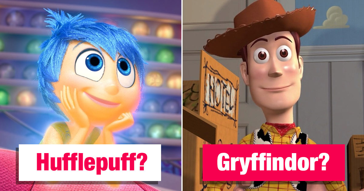 Sort Pixar Characters into Hogwarts Houses to Know Whic… Quiz