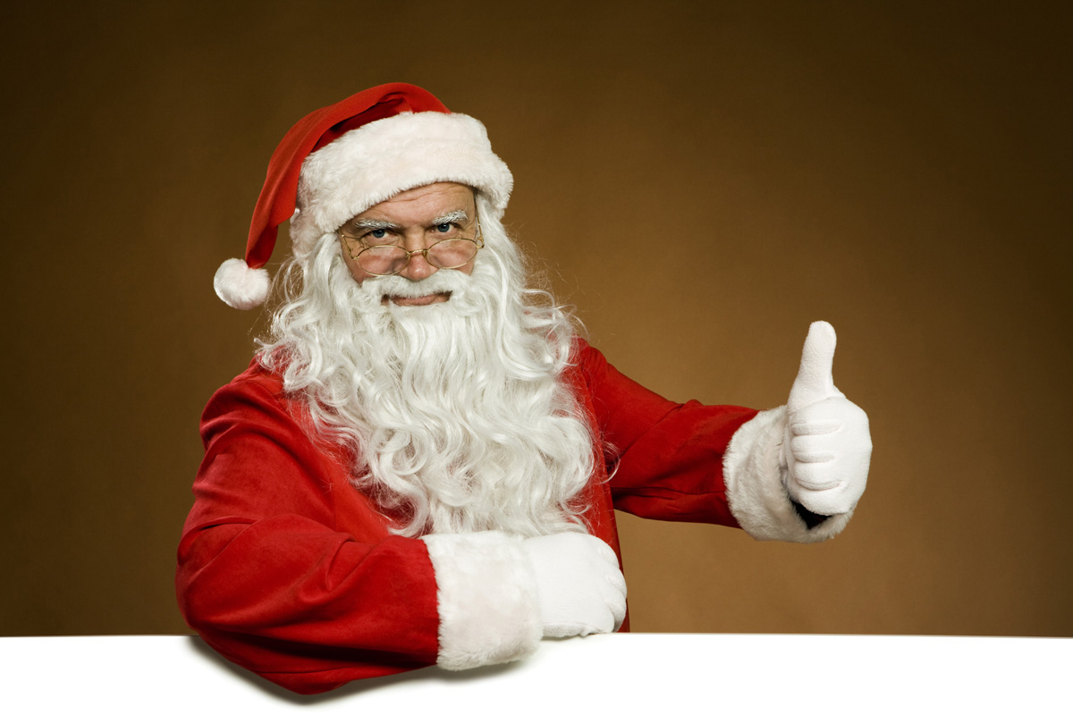 Can You Actually Score Over 15 on This 20-Question English Test? Santa Claus Thumbs Up