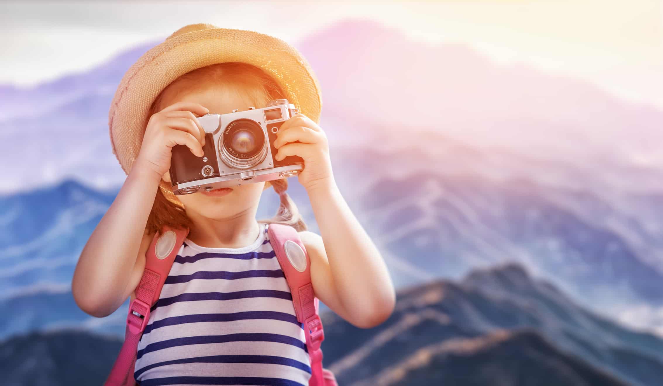 Splurge Your Entire Savings ✈️ Traveling the World to Find Out How Many Years You Have Left Child Traveler Tourist Camera