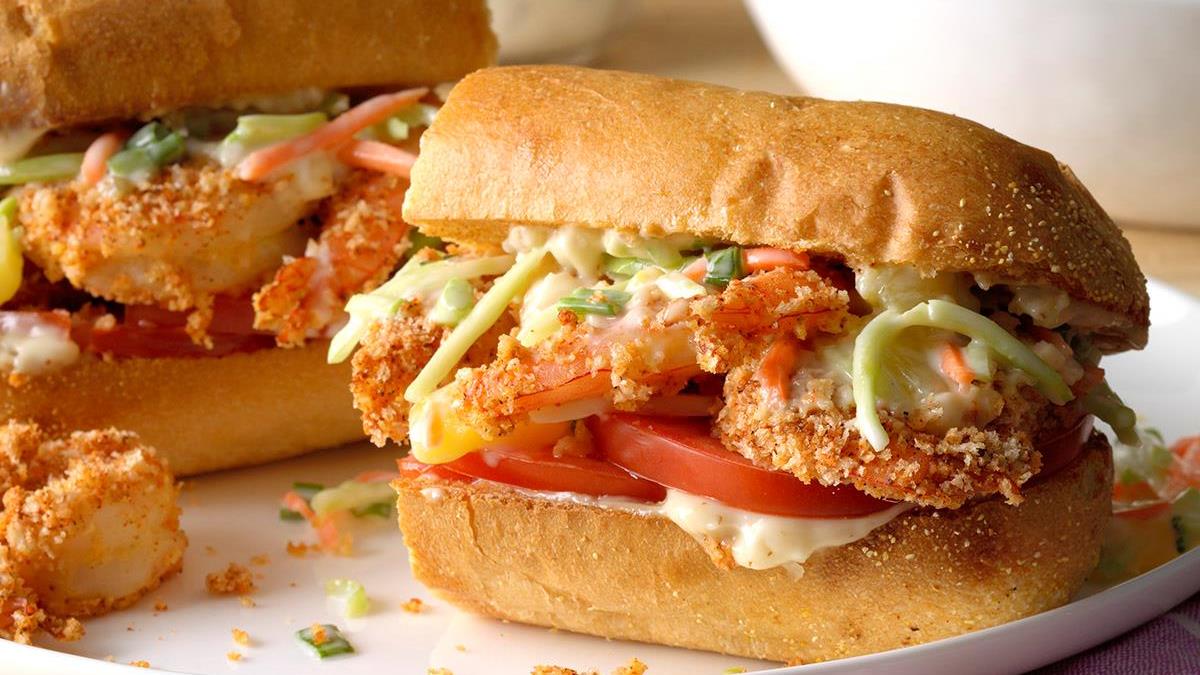 🥘 Pick Your Favorite Foods and We’ll Tell You Where ✈️ You Should Visit Post-Pandemic Shrimp Po'boy Sandwich