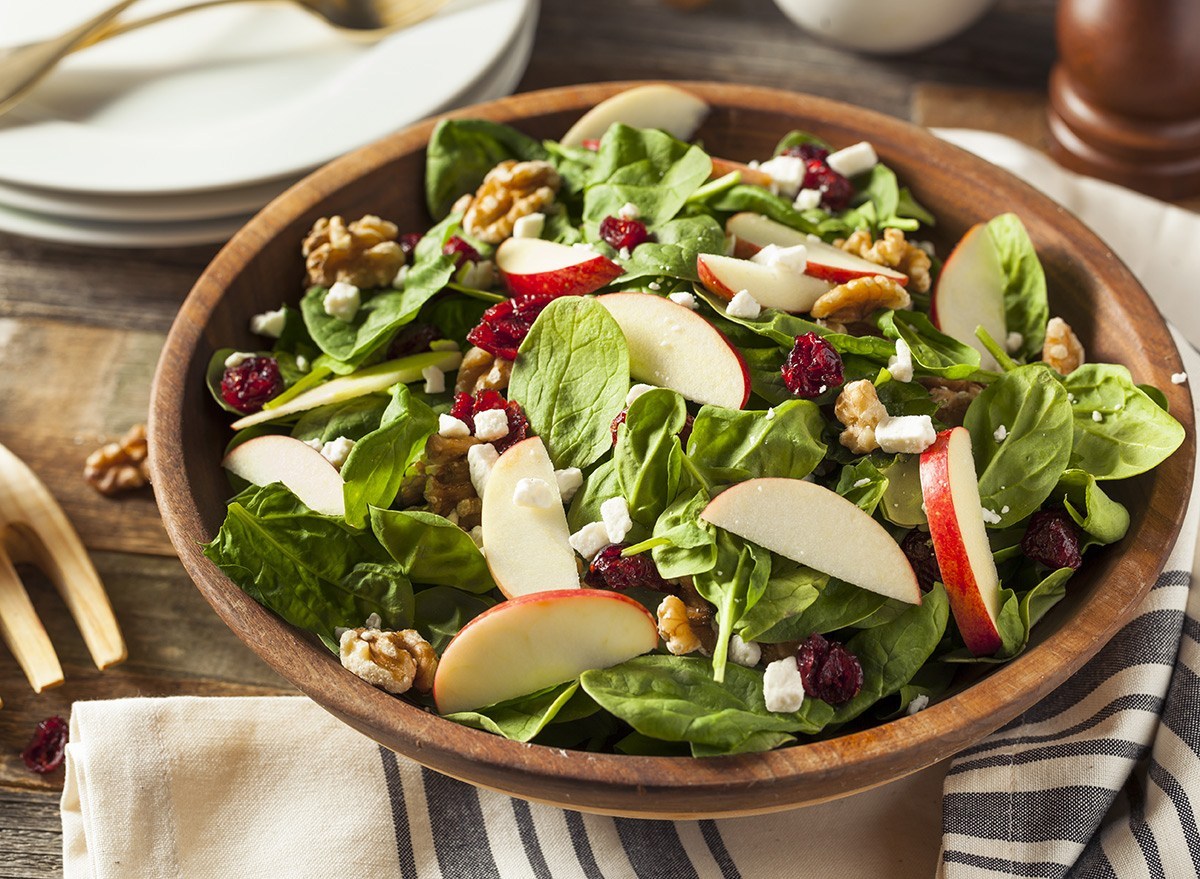 Fall Food Trivia Waldorf salad