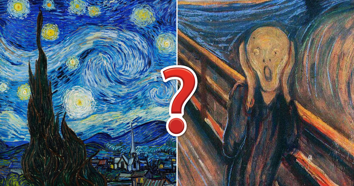 I'm Sure You Can't Match 14 of Paintings to the Artist Quiz