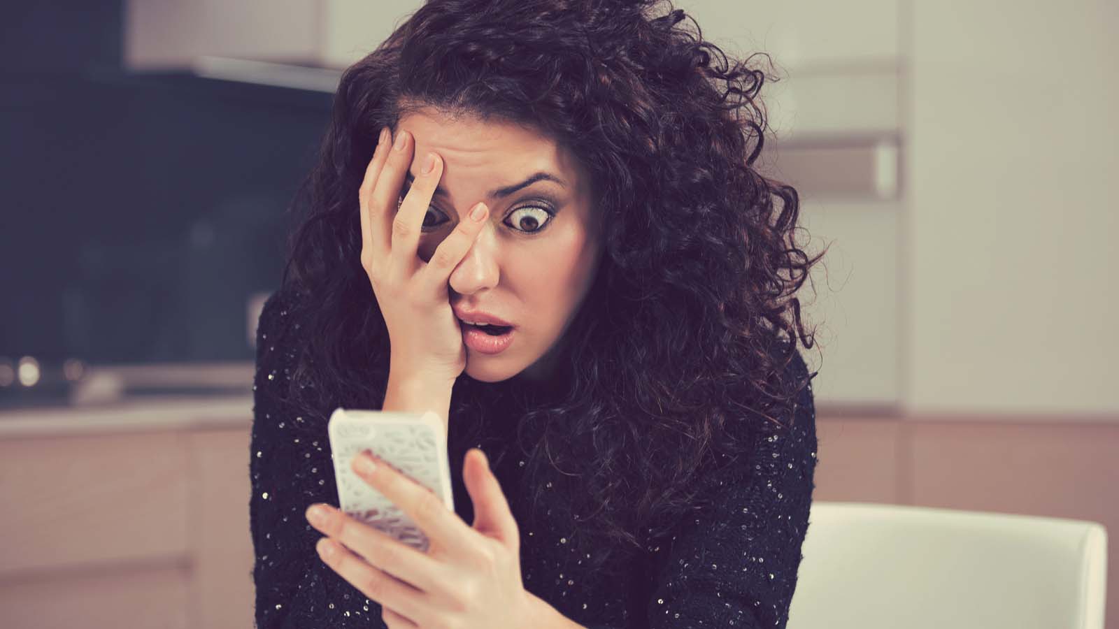 Can We Guess Your Age Based on the Decisions You Make on a Typical Day? Woman Phone Shocked Fail