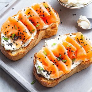 Could You Actually Go on a Vegan, Vegetarian or Pescatarian Diet? Salmon on toast