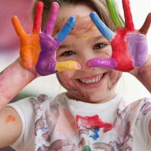 Easter Trivia Quiz Finger painting