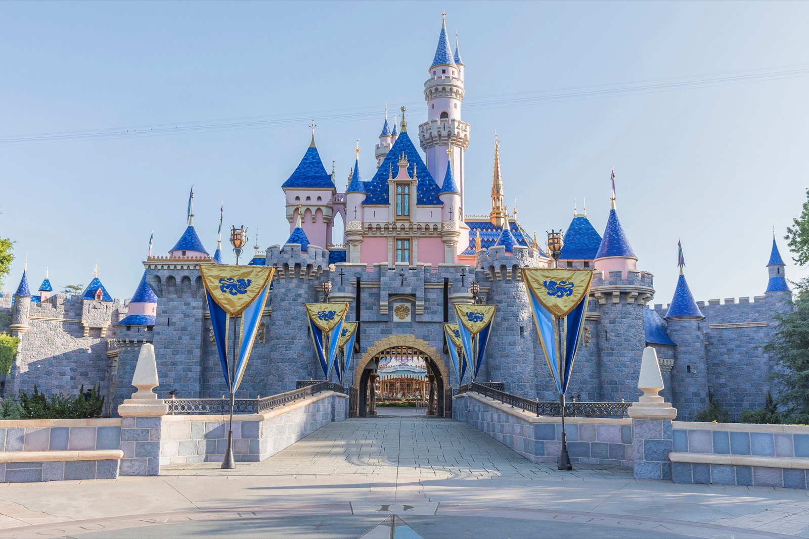 Sleeping Beauty Castle At Disneyland