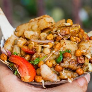 Yes, We Know When You’re Getting 💍 Married Based on Your 🥘 International Food Choices Aloo chana chaat (boiled chickpeas and potatoes)