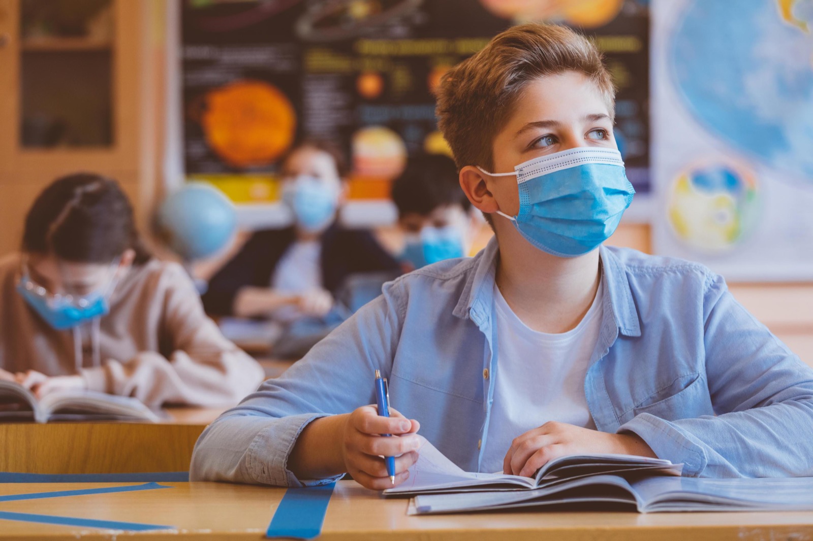 2020 Was a Year Like No Other — How Well Do You Remember It? Kids In School Wearing Mask