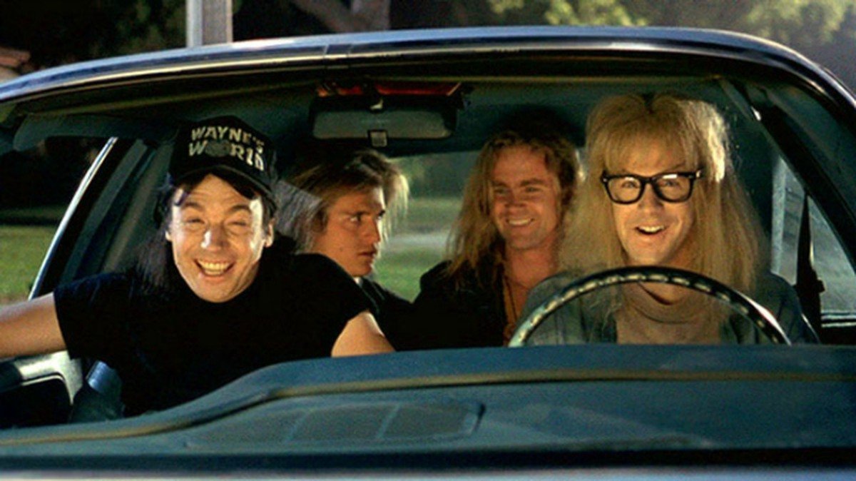 Only the Super Smart Will Score at Least 12/15 on This General Knowledge Quiz (feat. 🎸 Queen) Wayne's World car scene
