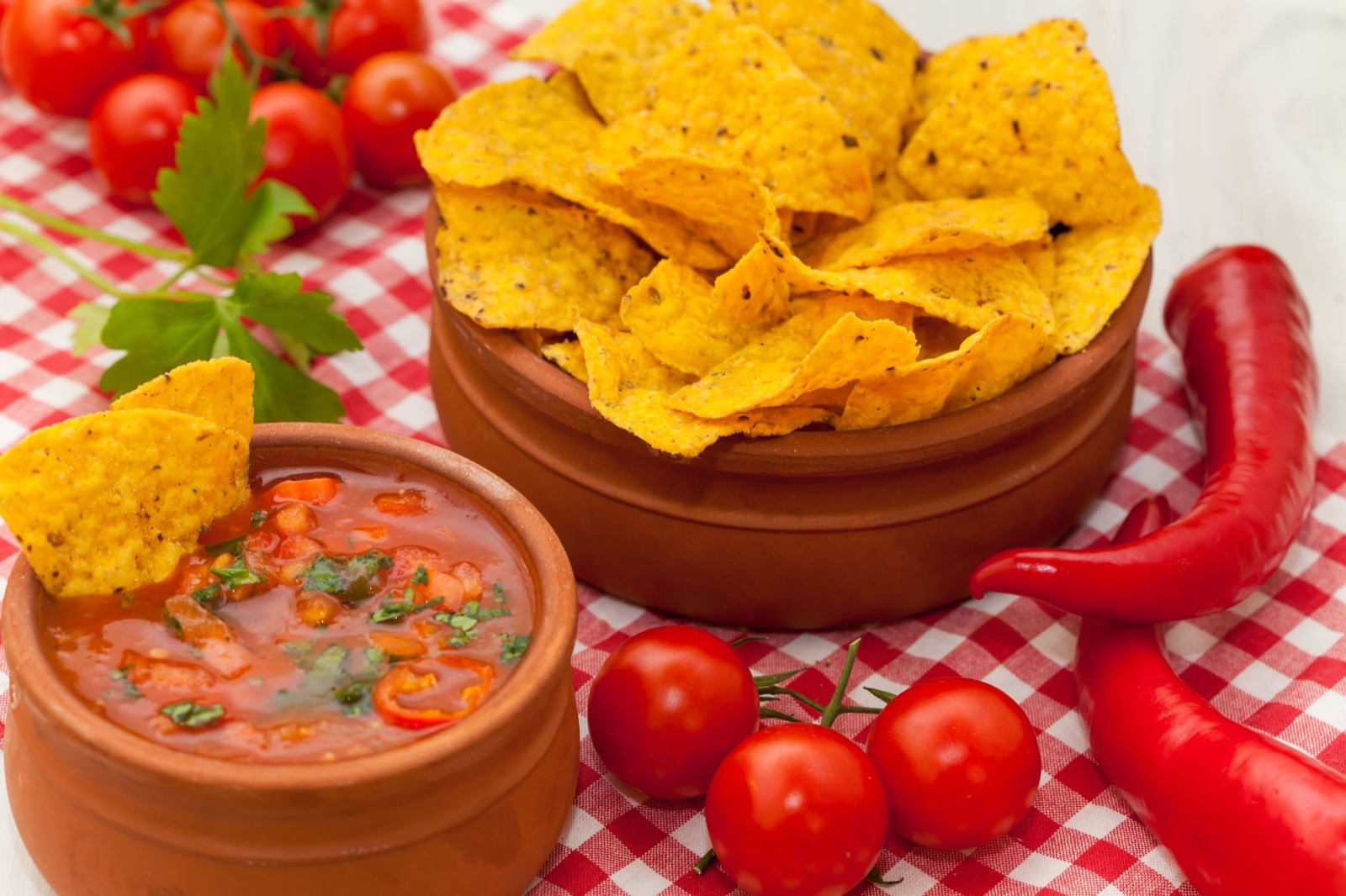 Christmas Food New Year Prediction Quiz chips and salsa