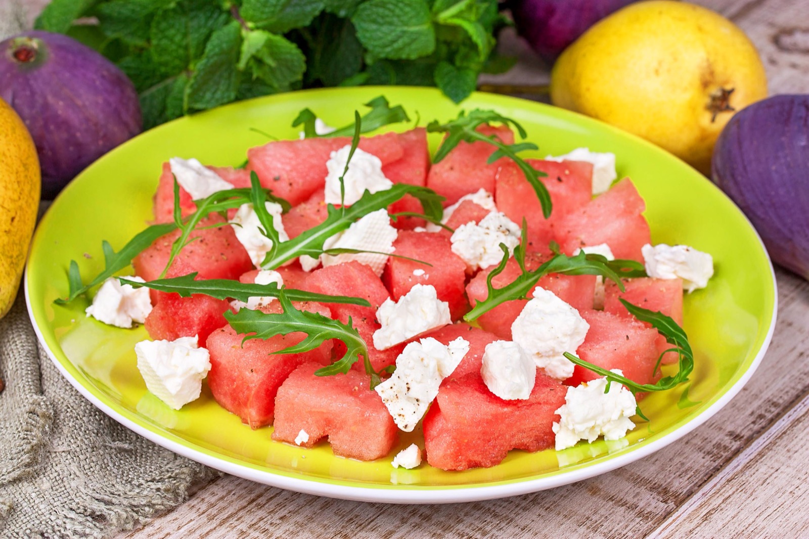 Say “Yum” Or “Yuck” to These Food Pairings to Find Out If You Are More Creative or Logical Watermelon and feta salad
