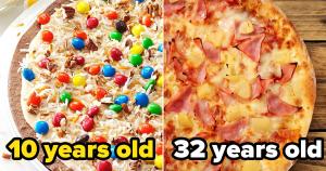 Your Taste in Pizza Will Reveal Your Real Age & How Old… Quiz
