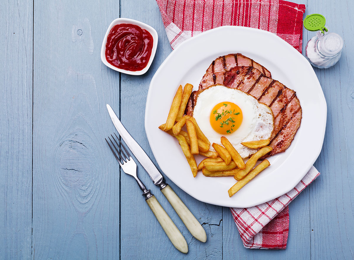 You Must Be Aged Over 50 If You Have Eaten 18/25 of These Forgotten Classic Dishes Fried ham and eggs