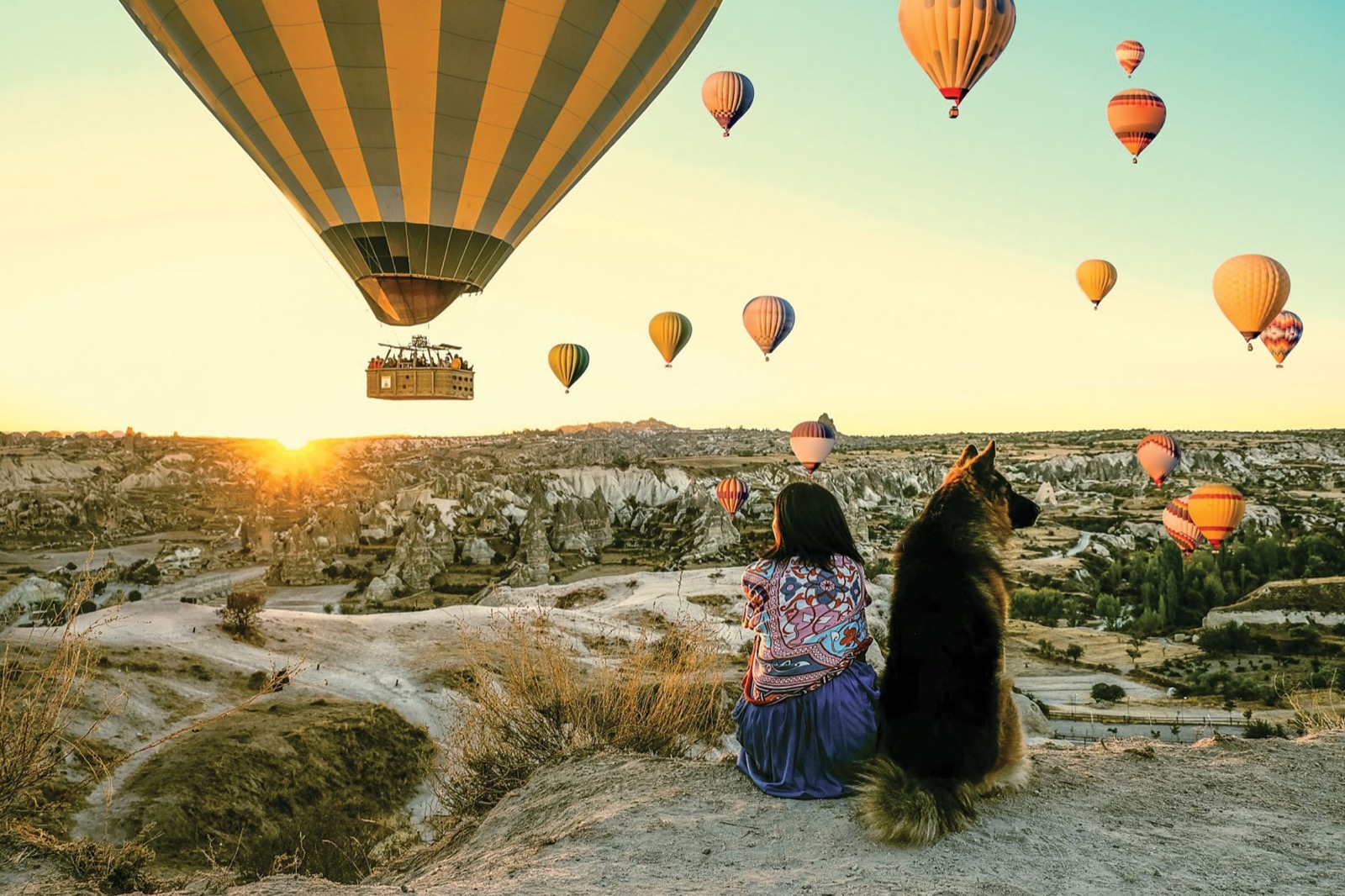 We Know How Brave You Are Based on the Adventurous Activities You Are Willing to Take Part in Hot air balloons over Cappadocia, Turkey