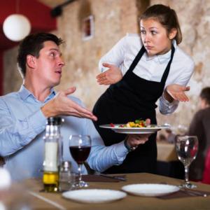 Love Language Test Seeing your partner treating the waiter poorly