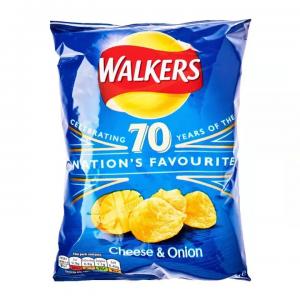 Are You American, Australian, British, Or Canadian When… Quiz Walkers Cheese and Onion crisps