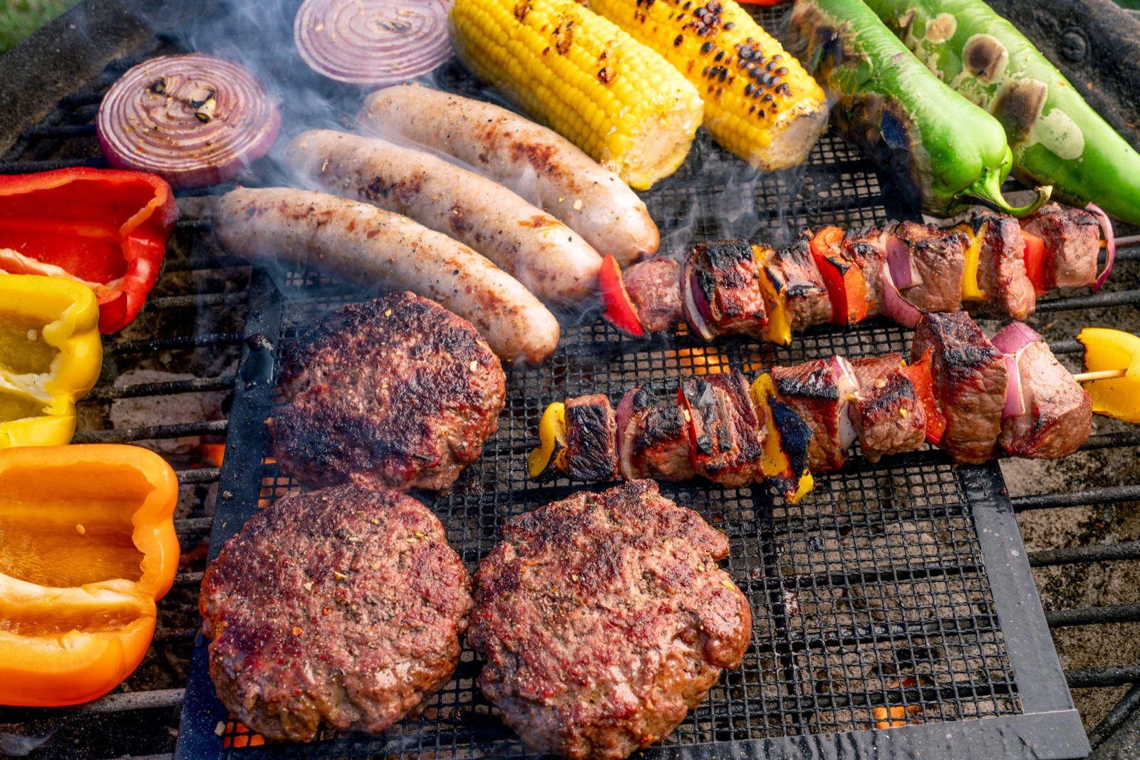 🥘 Pick Your Favorite Foods and We’ll Tell You Where ✈️ You Should Visit Post-Pandemic Barbecue Grill Cooking Meat And Vegetables