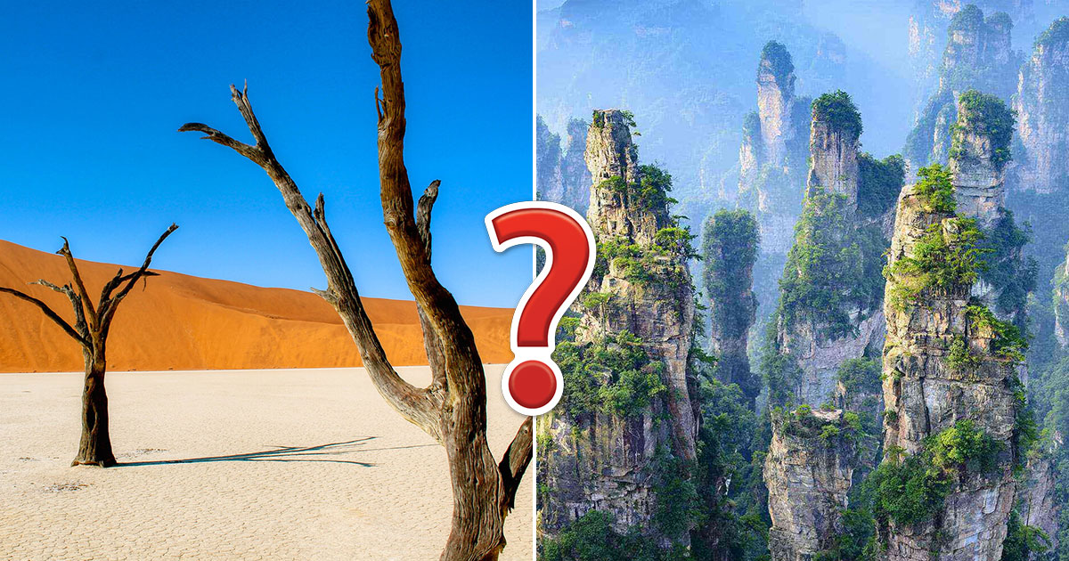 Match Natural Landmarks To The Continent Geography Quiz