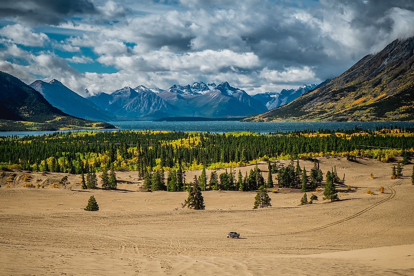 Are You a World Traveler? Test Your Knowledge by Matching These Majestic Natural Sites to Their Countries! Carcross Desert, Canada
