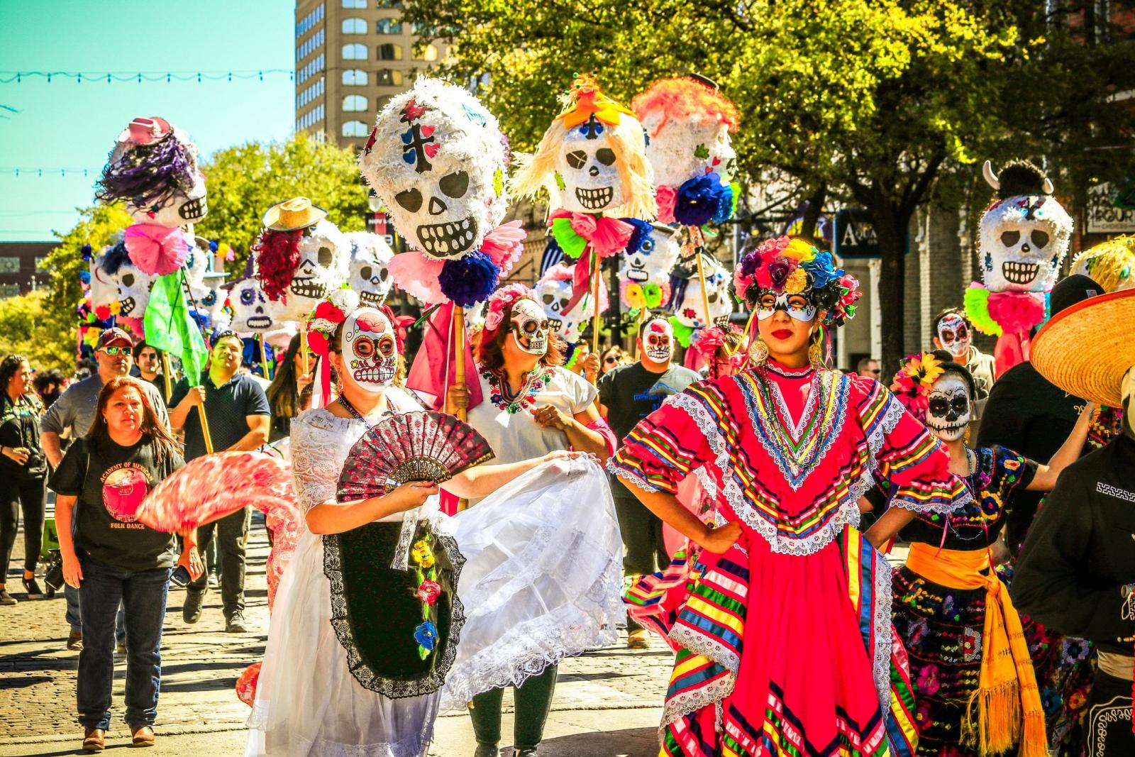 Cake Trivia Quiz Day Of The Dead Festival Parade In Mexic Arte Royalty Free Image 1598361216