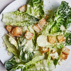 Fill up Your Plate at This Buffet 🍴 and We’ll Let You Know What Age You May Live to Caesar salad