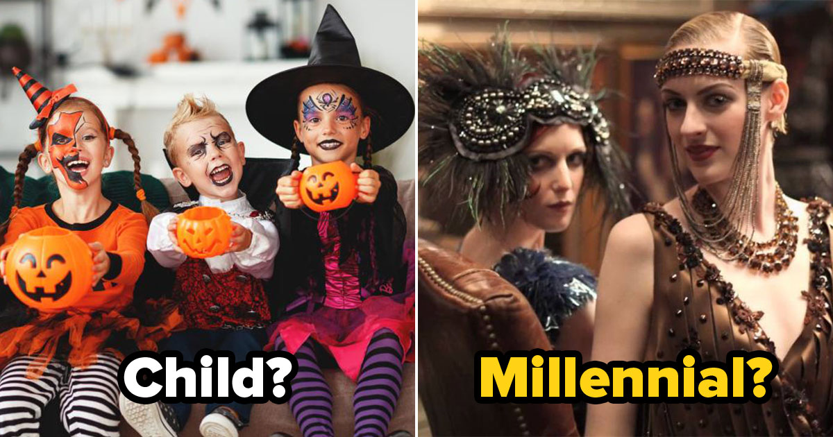 Pick Halloween Costumes & We'll Guess Your Age Quiz