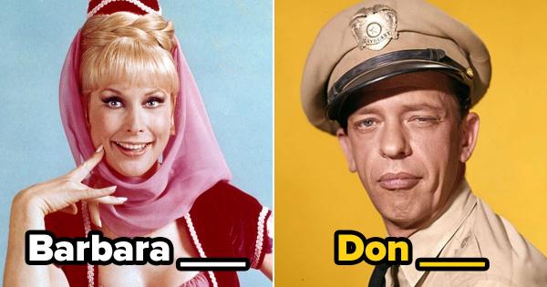 Only a True Classic TV Expert Will Know the Last Names of 14/20 of These Actors