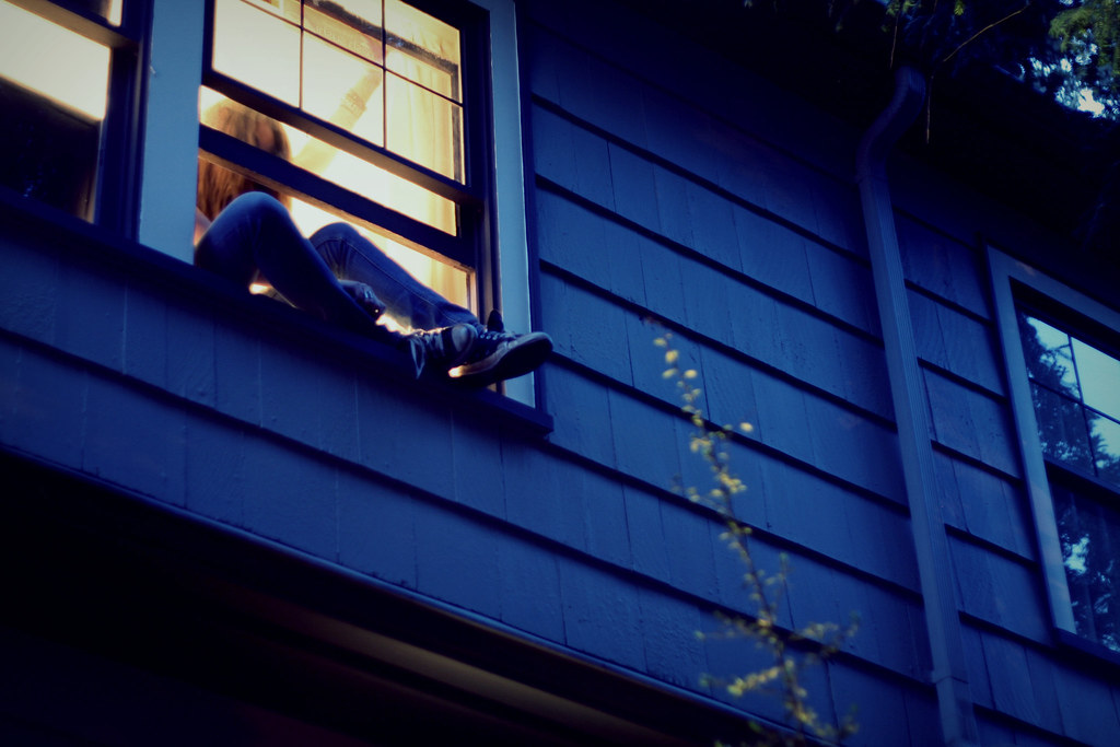 Sneaking Out Of Window At Night