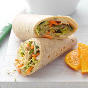 🥗 Can You Survive One Day as a Vegan? Veggie wrap