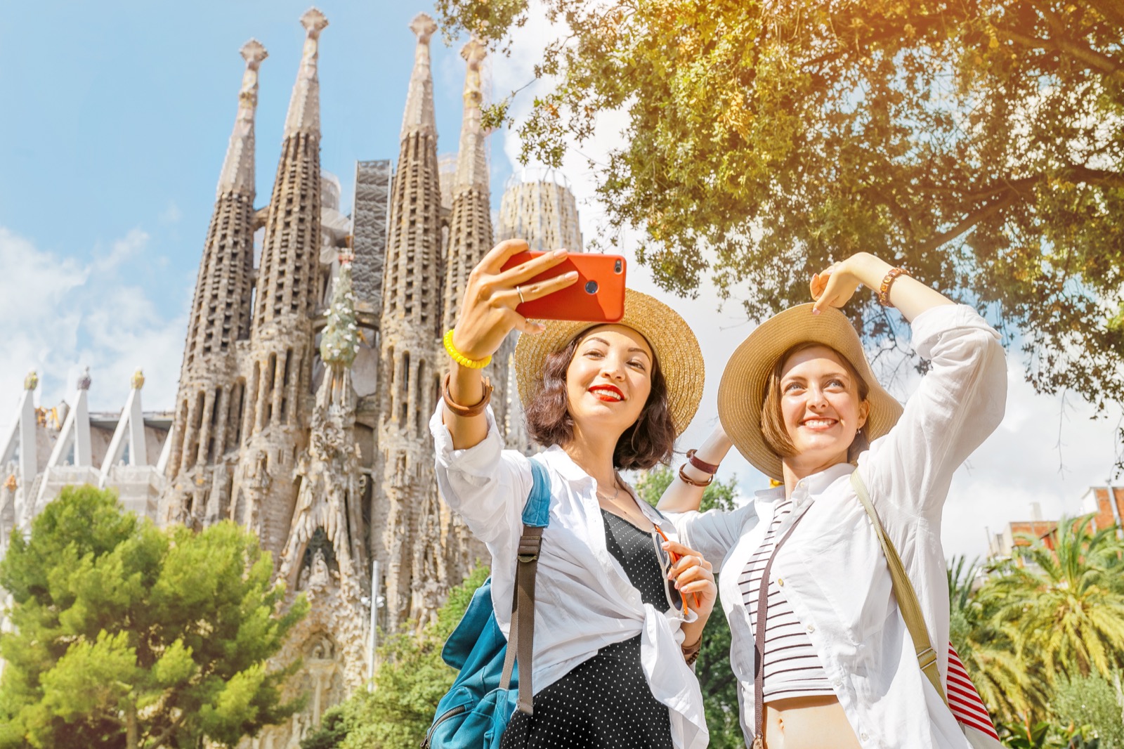 Splurge Your Entire Savings ✈️ Traveling the World to Find Out How Many Years You Have Left Travel Tourists In Barcelona, Spain