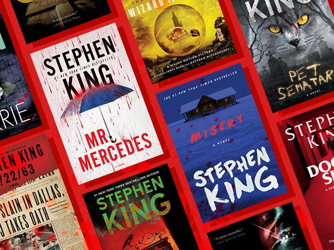 This May Be Shocking, But We Know Your Age Based on the Books You’ve Read Stephen King books