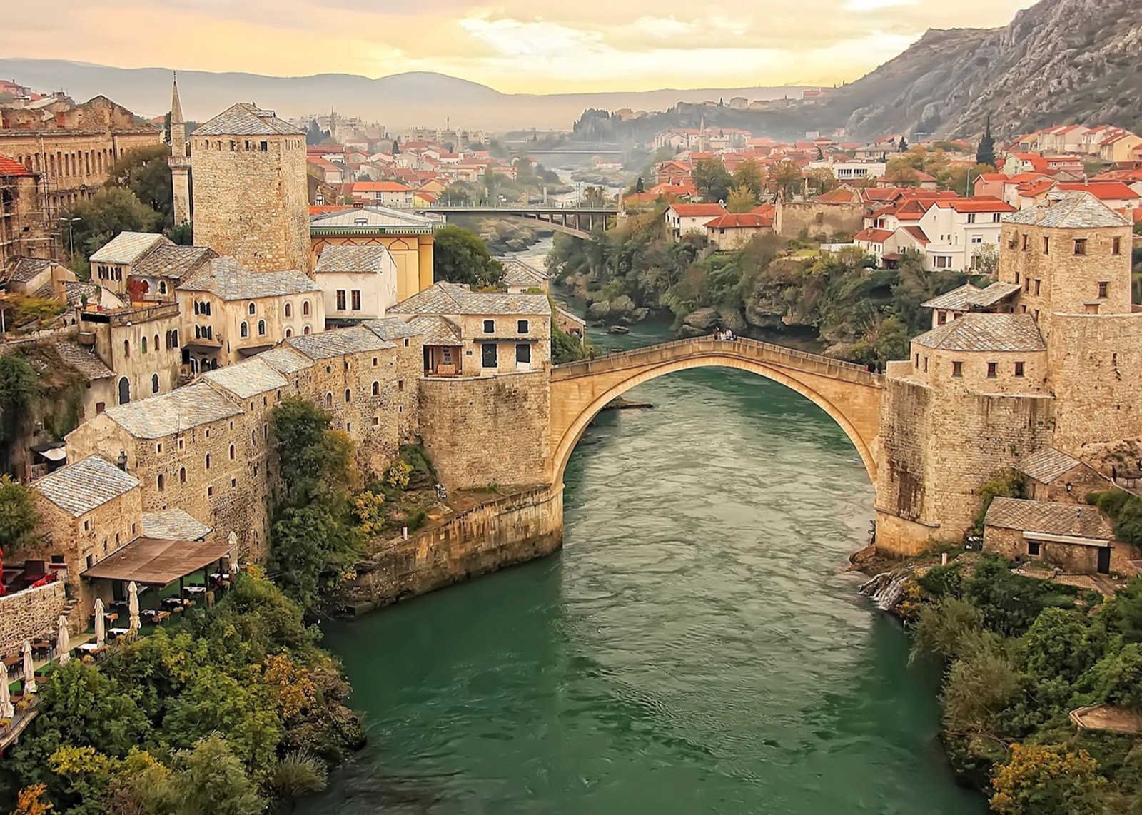 Landmarks Quiz Stari Most or Old Mostar Bridge, Bosnia and Herzegovina