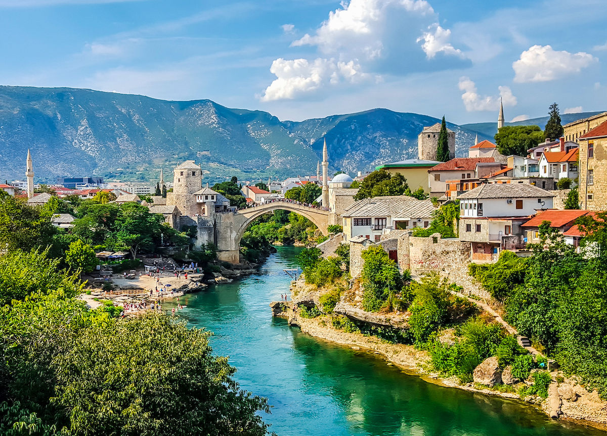 Capitals Of Europe Quiz Stari Most or Old Mostar Bridge, Bosnia and Herzegovina