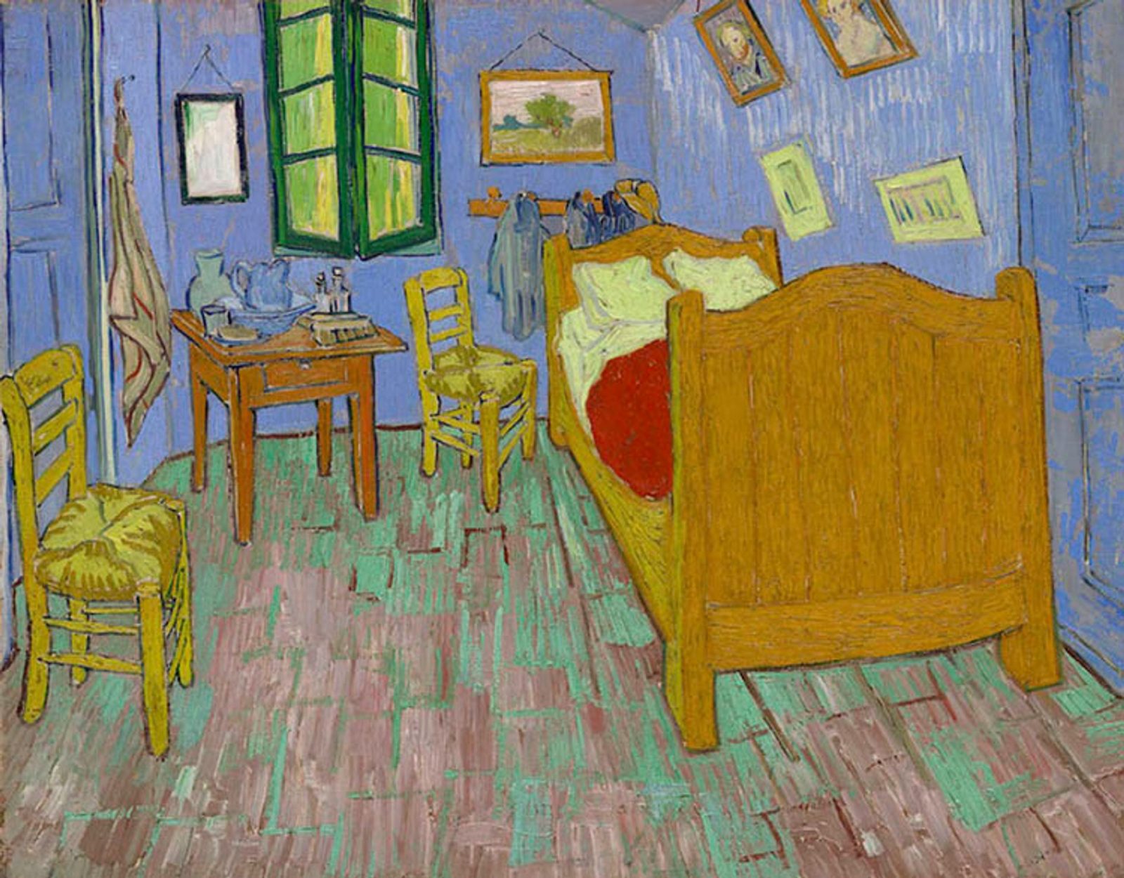 The Bedroom At Arles, 1888 by Vincent Van Gogh