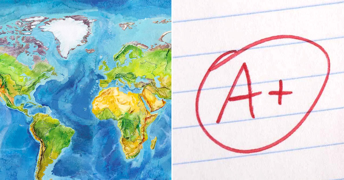 Do You Have the Smarts to Get an ‘A’ On This Geography Test?