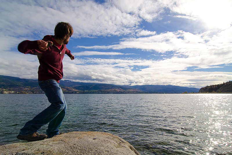 Your Choices On This Quiz Will Reveal Part You'll Play In Movie Casually skipping rocks on a lake