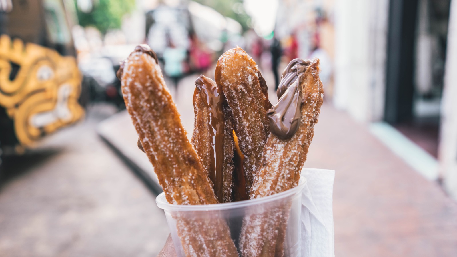 The Chocolate Treats You Like Will Determine What Dessert Flavor You Are Deep Down Inside Churros with chocolate sauce
