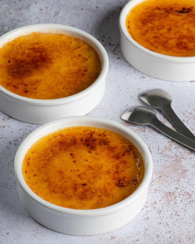 New Year's Eve Dinner Quiz Creme brulee