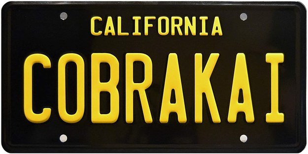 Only a True Film and TV Expert Can Guess These Shows from Just a 🚘 License Plate License plate from Cobra Kai