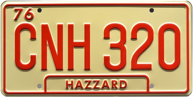 Only a True Film and TV Expert Can Guess These Shows from Just a 🚘 License Plate License plate from The Dukes of Hazzard
