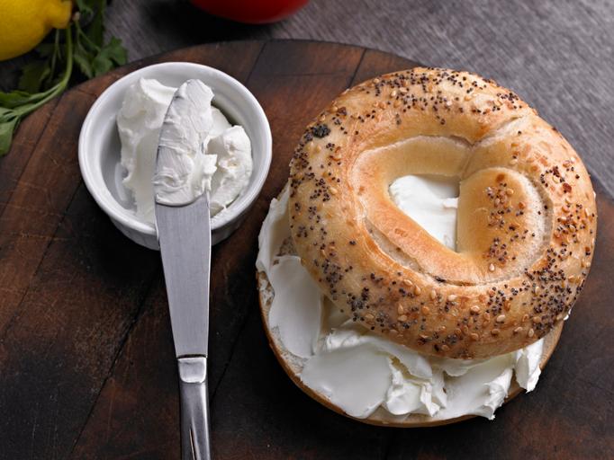 Pick Your Favorite Dish for Each Ingredient If You Wanna Know What Dessert Flavor You Are Bagel with cream cheese
