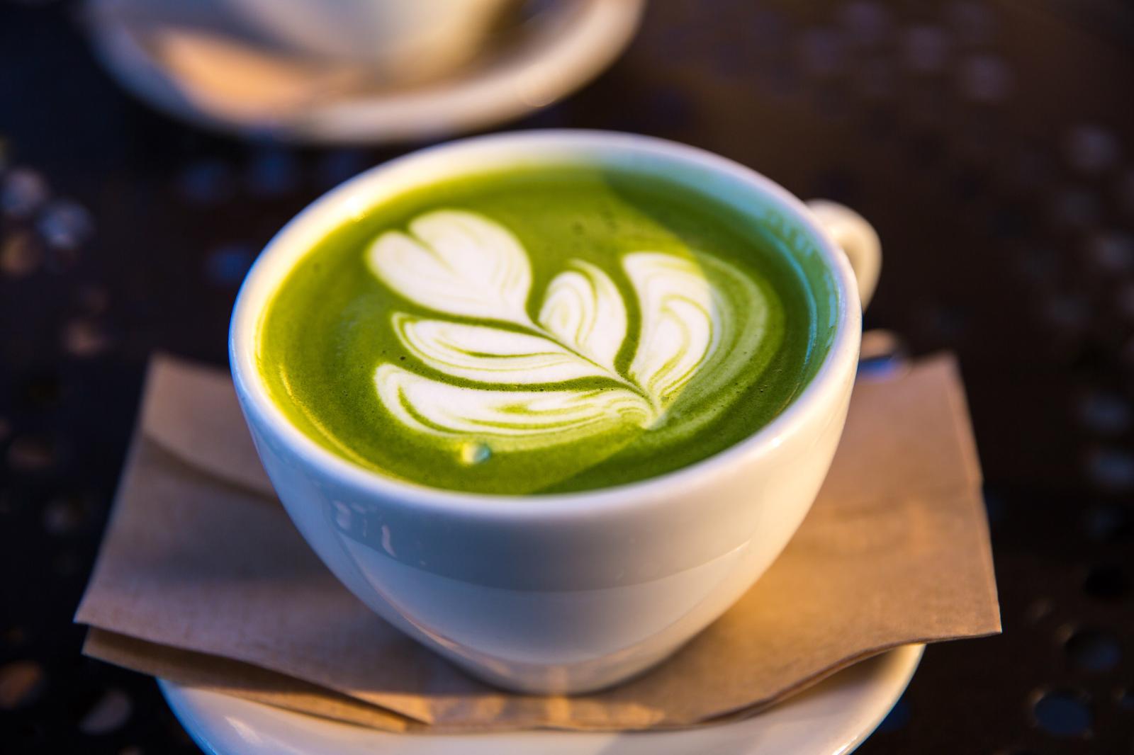 Winter A-Z Quiz Matcha latte