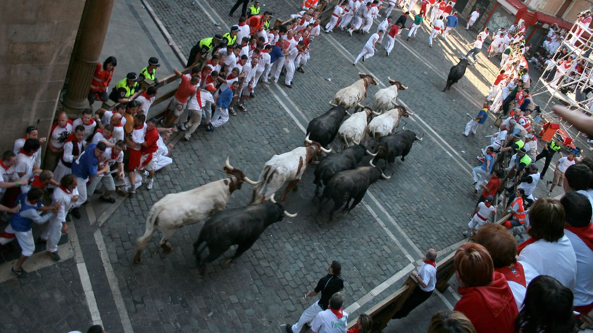 July Trivia Quiz running of the bulls Spain