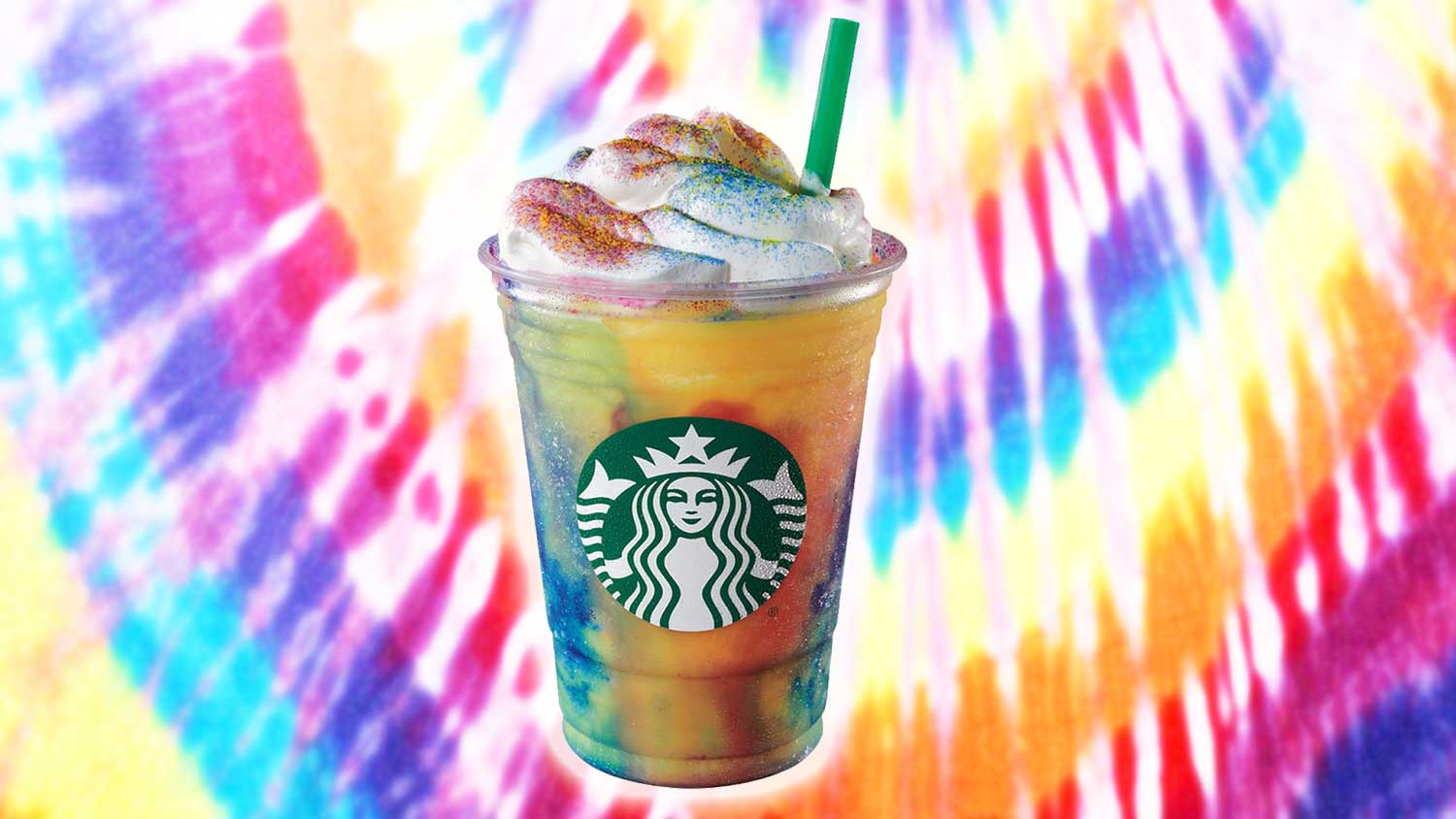 Desserts Book Quiz Tie Dye Frappuccino