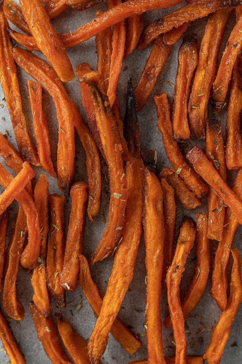 Fall-colored Food Quiz Sweet potato fries