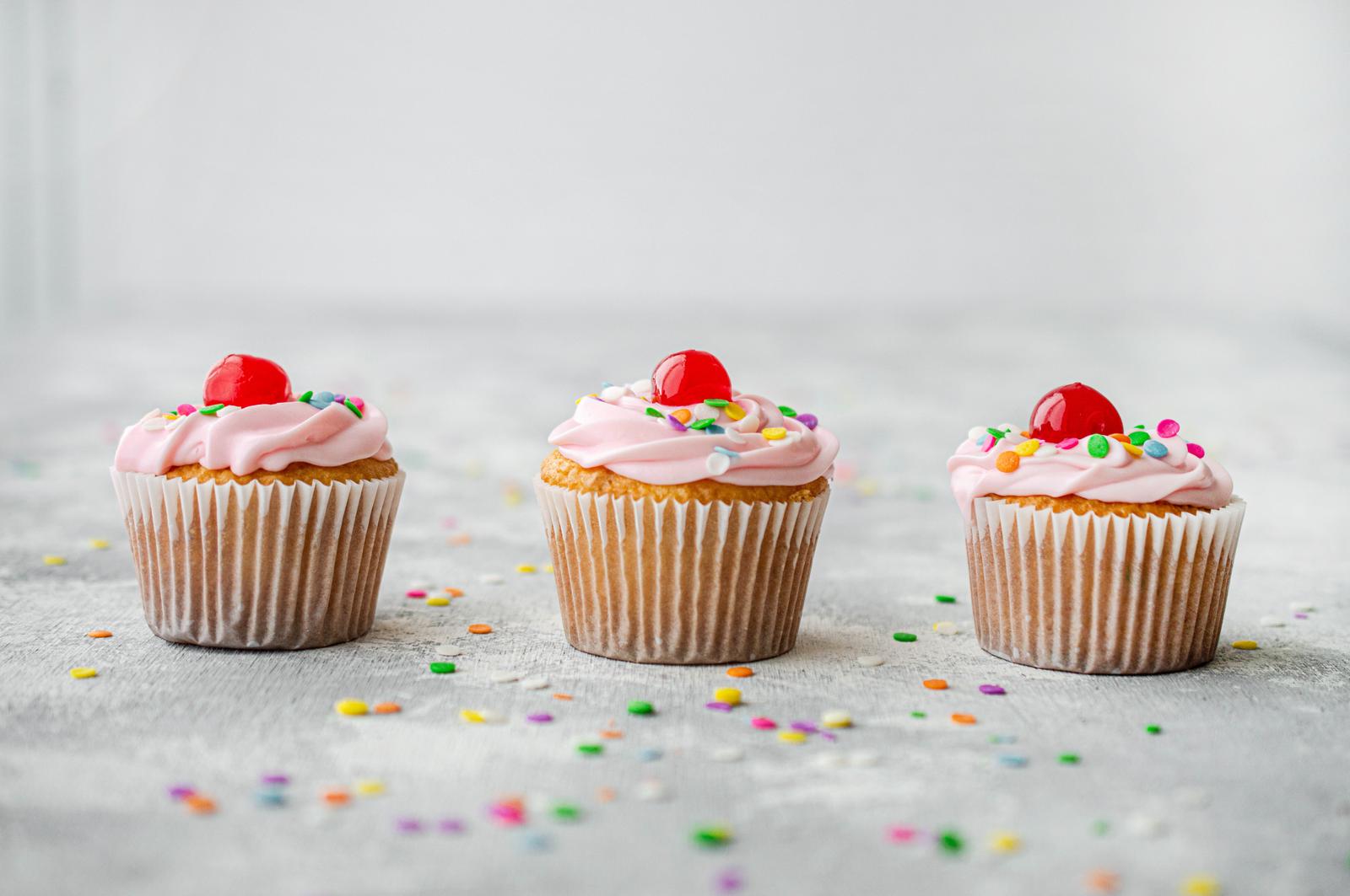 This Cupcake Quiz Will Reveal What Your Fortune Cookie Says Cherry cupcake