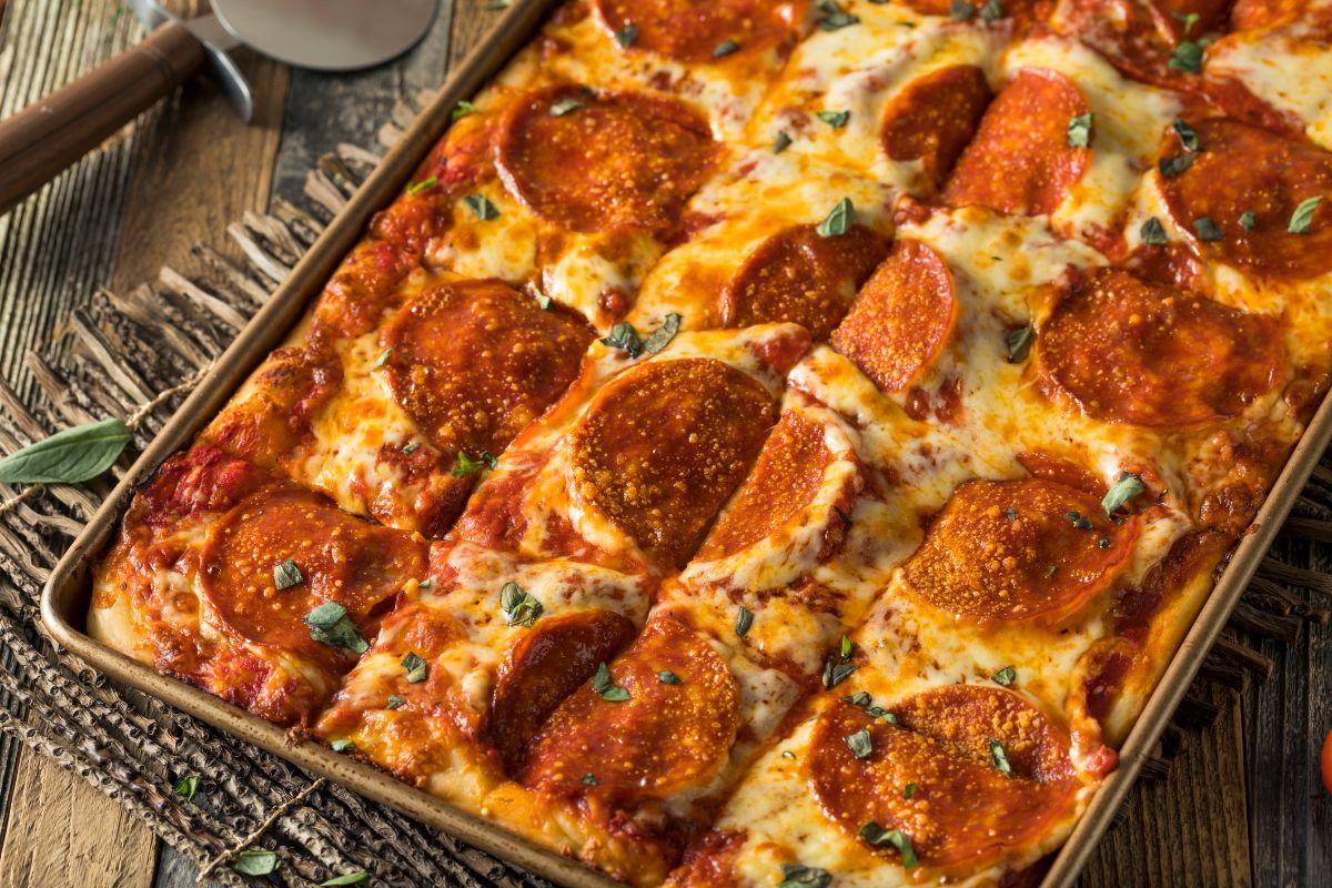 Sicilian pizza