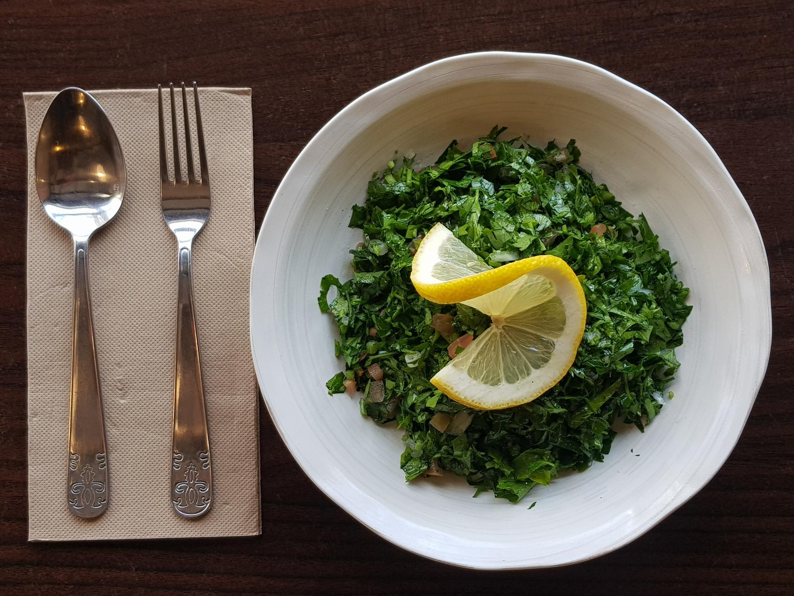 Eat and Travel ‘Round the World and We’ll Reveal How Rich You’ll Be in Five Years Tabbouleh (parsley salad)
