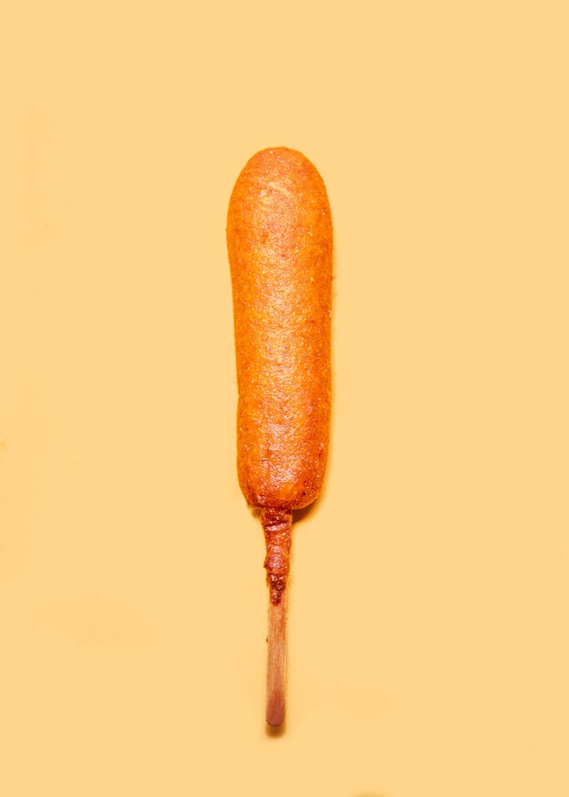 Eat A Fried Food Buffet & We'll Guess Your Age Quiz Corn dog